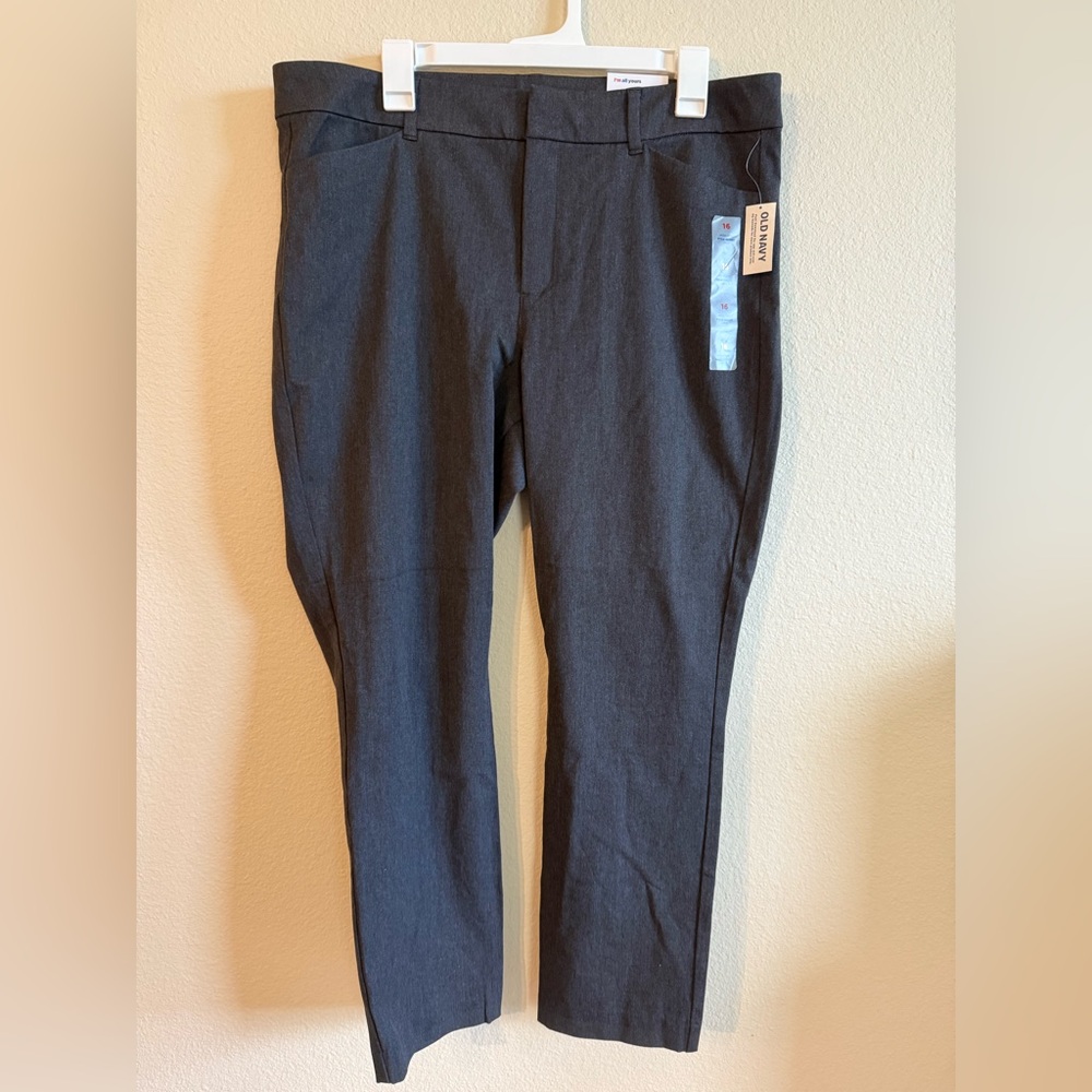 Gray Pixie Skinny Dress Pants